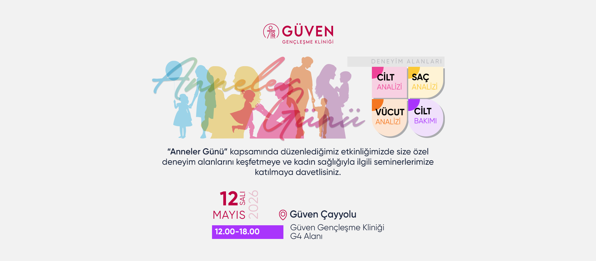 Anneler Gününe Özel: 12 Mayıs Seminerlerinde Bir Araya Geliyoruz