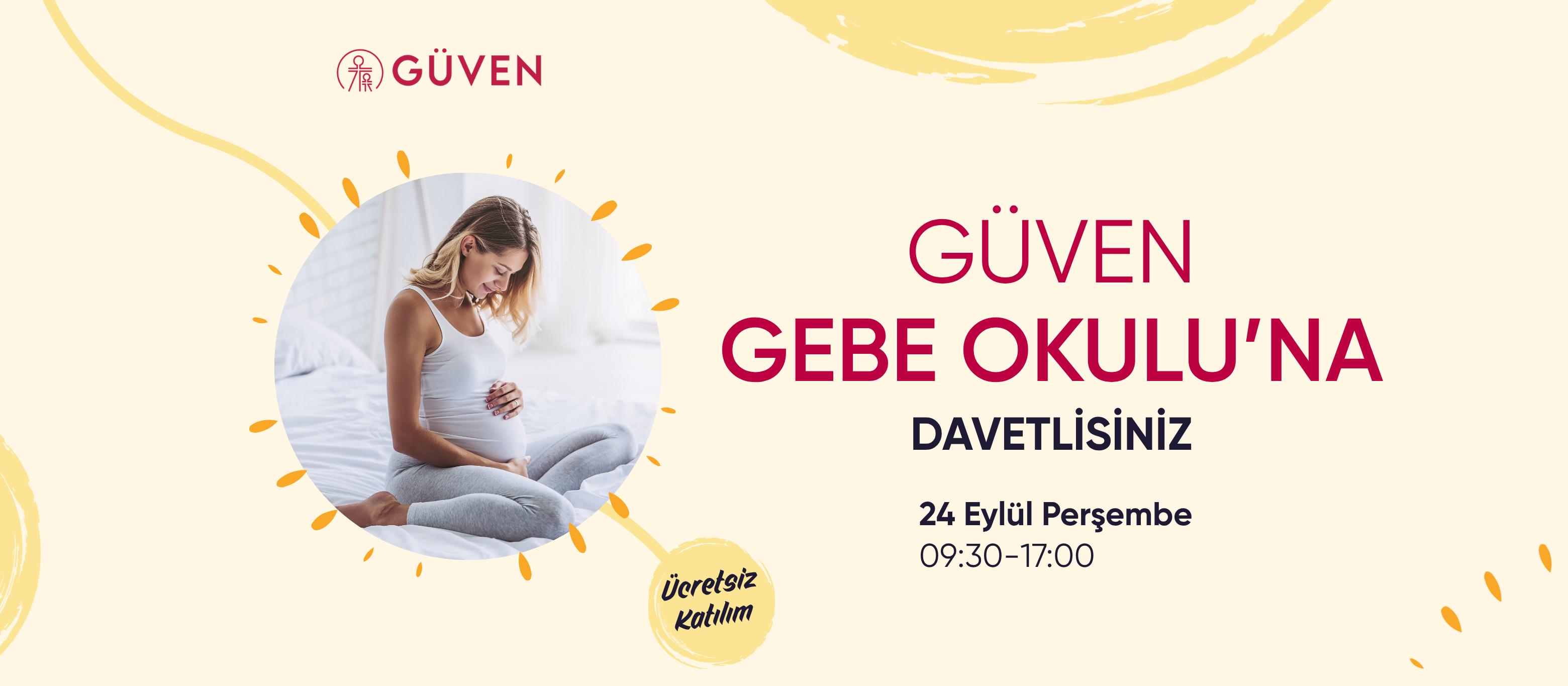 Anne ve Bebek Sağlığına Dair Her Şey Güven Gebe Okulu’nda!