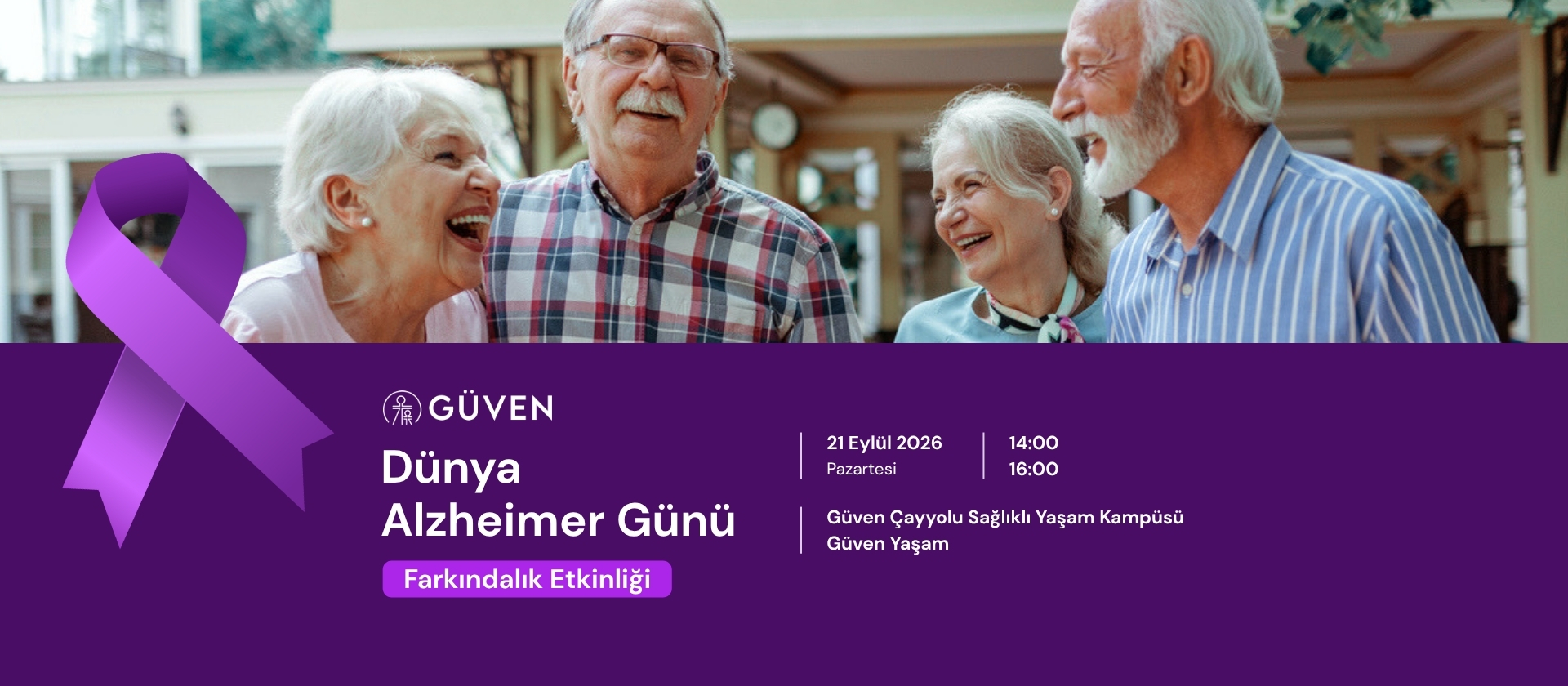 Dünya Alzheimer Günü’nde Farkındalık İçin Buluşuyoruz